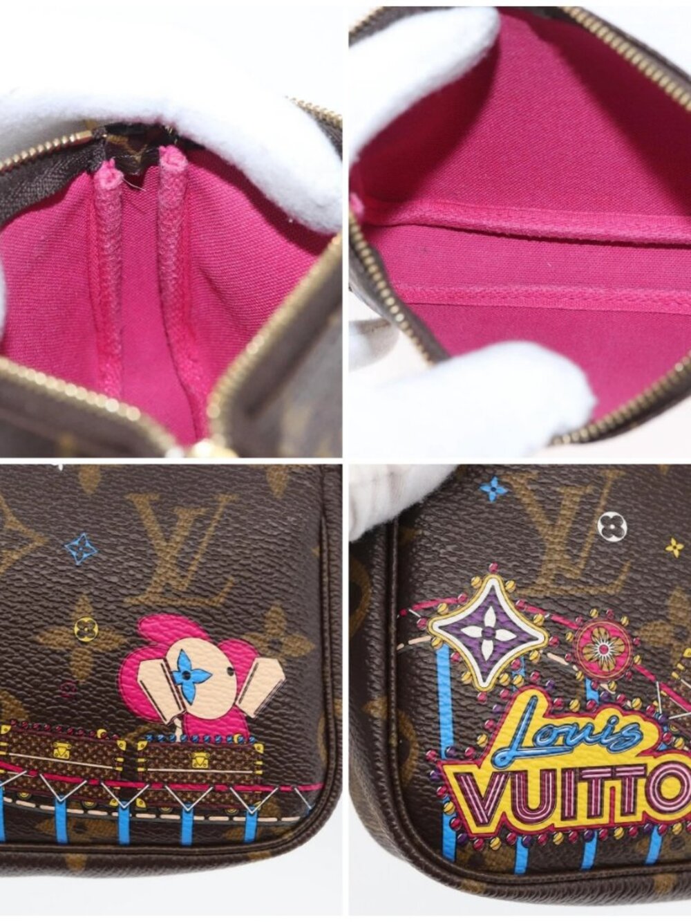 LOUIS VUITTON Monogram Vivienne Mini Pochette Accessoires M69752 Auth 168215SAM - Picture 13 of 14